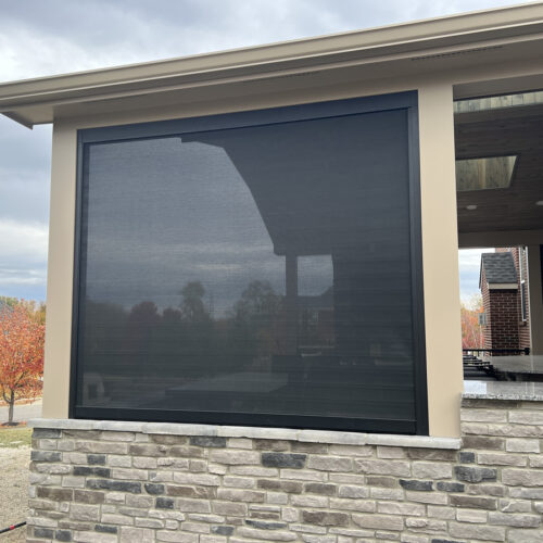 Motorized Retractable Screens for patios, porches, Cincinnati, Ohio-006