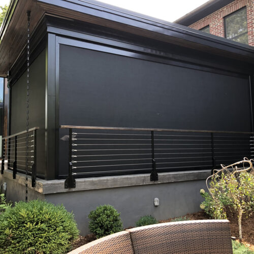 Motorized Retractable Screens for patios, porches, Cincinnati, Ohio-011
