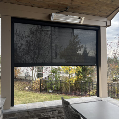 Motorized Retractable Screens for patios, porches, Cincinnati, Ohio-015